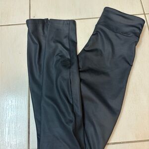 Abercrombie & Fitch Charcoal Black Shine Leggings